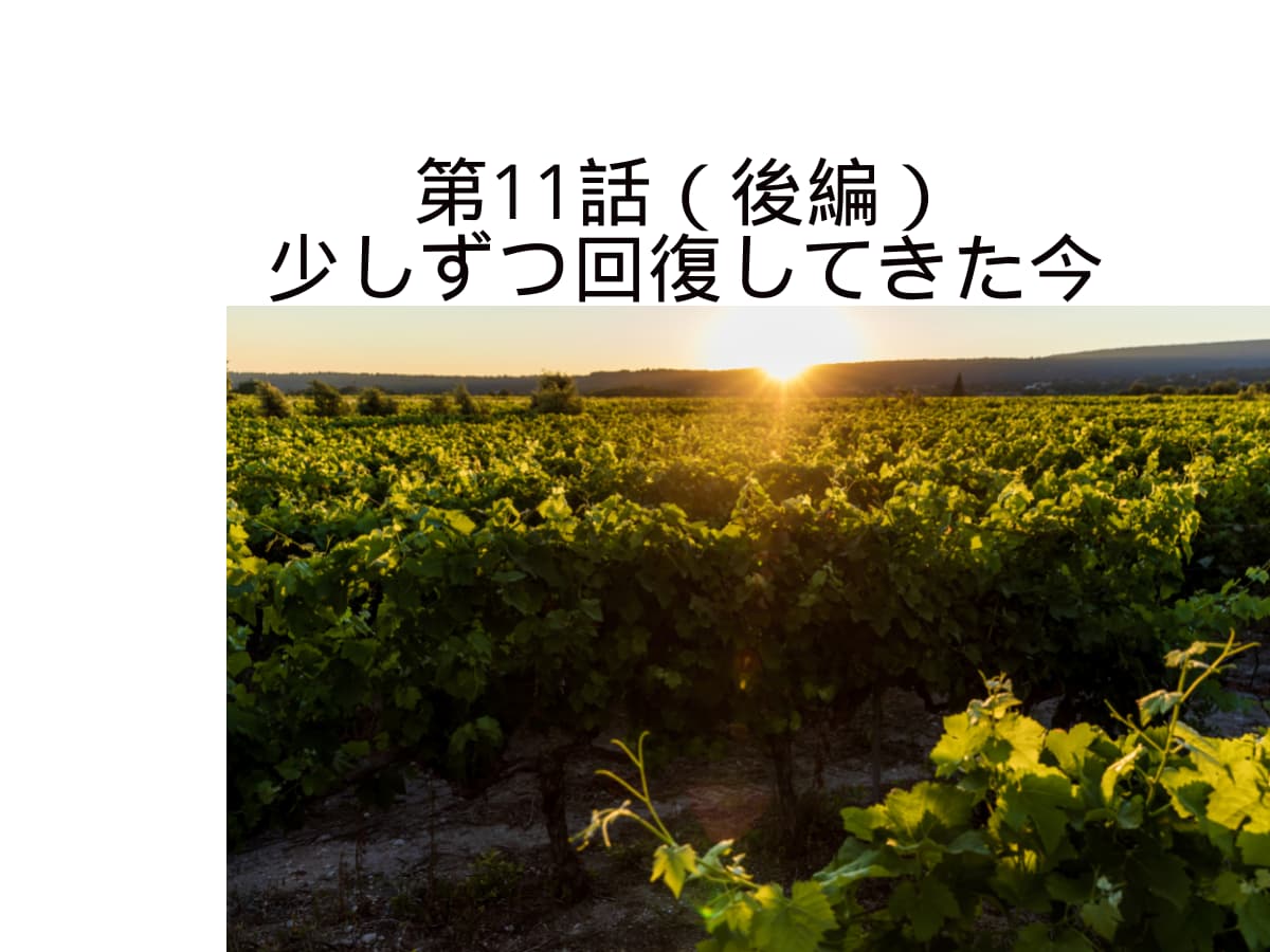 第11話後編　回復してきた